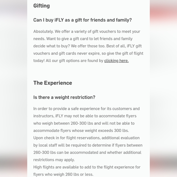 iFLY Indoor Skydiving Gift 2 Vouchers for 4 flights each 8 flights in all - Picture 2 of 5